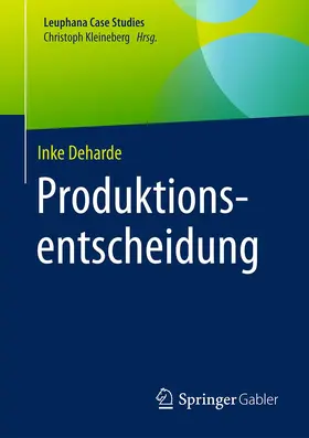 Deharde |  Produktionsentscheidung | Buch |  Sack Fachmedien