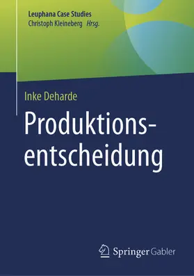 Deharde | Produktionsentscheidung | E-Book | www.sack.de