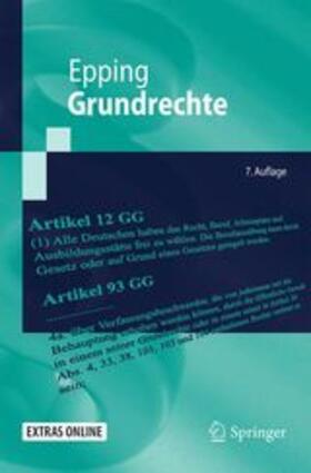 Epping | Grundrechte | Buch | 978-3-662-54105-0 | sack.de