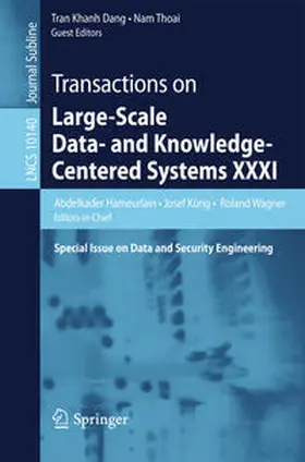 Hameurlain / Küng / Wagner | Transactions on Large-Scale Data- and Knowledge-Centered Systems XXXI | E-Book | www.sack.de