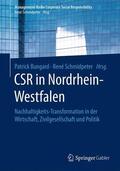 Schmidpeter / Bungard |  CSR in Nordrhein-Westfalen | Buch |  Sack Fachmedien
