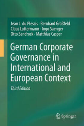 du Plessis / Großfeld / Luttermann | German Corporate Governance in International and European Context | E-Book | sack.de