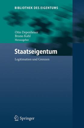 Kahl / Depenheuer | Staatseigentum | Buch | 978-3-662-54307-8 | sack.de