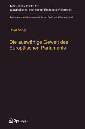 Sangi | Die auswärtige Gewalt des Europäischen Parlaments | E-Book | sack.de