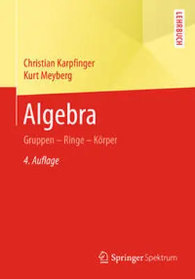 Karpfinger / Meyberg |  Algebra | eBook | Sack Fachmedien