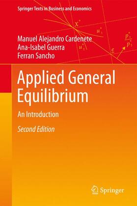 Cardenete / Sancho / Guerra |  Applied General Equilibrium | Buch |  Sack Fachmedien