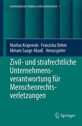Krajewski / Saage-Maaß / Oehm | Zivil- und strafrechtliche Unternehmensverantwortung für Menschenrechtsverletzungen | Buch | 978-3-662-55015-1 | sack.de