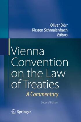 Dörr / Schmalenbach | Vienna Convention on the Law of Treaties | Buch | 978-3-662-55159-2 | sack.de