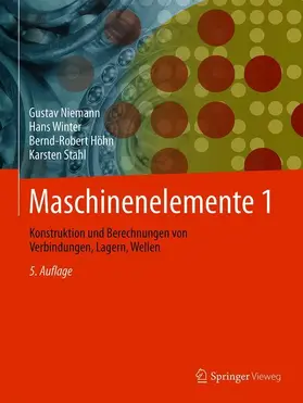 Niemann / Stahl / Winter |  Maschinenelemente 1 | Buch |  Sack Fachmedien