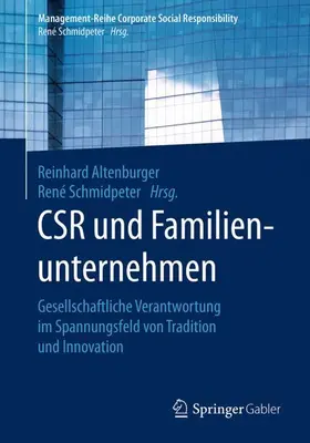 Schmidpeter / Altenburger |  CSR und Familienunternehmen | Buch |  Sack Fachmedien