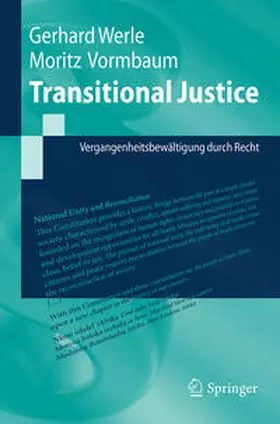 Werle / Vormbaum | Transitional Justice | E-Book | sack.de