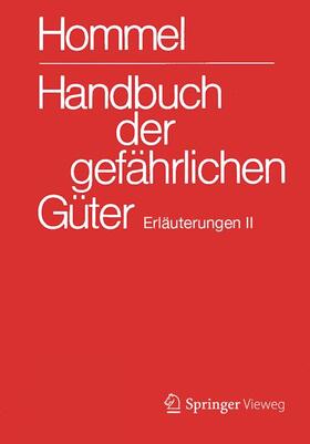 Holzhäuser / Baum / Bender |  Handbuch der gefährlichen Güter. Erläuterungen II | Buch |  Sack Fachmedien