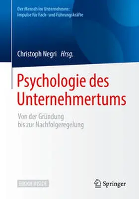 Negri | Psychologie des Unternehmertums | Medienkombination | 978-3-662-56020-4 | sack.de