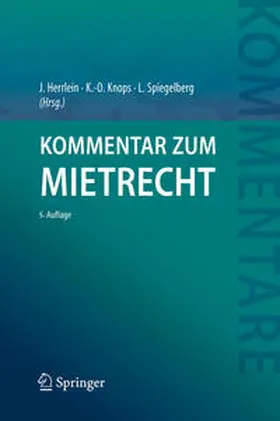 Herrlein / Knops / Spiegelberg | Kommentar zum Mietrecht | E-Book | sack.de