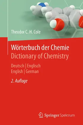 Cole | Wörterbuch der Chemie / Dictionary of Chemistry | E-Book | www.sack.de
