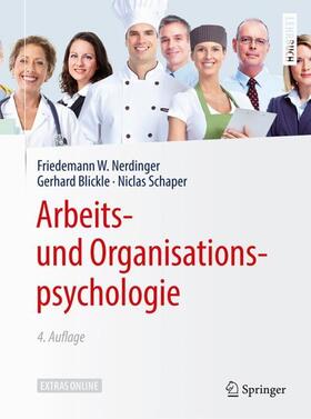 Nerdinger / Blickle / Schaper |  Arbeits- und Organisationspsychologie | Buch |  Sack Fachmedien