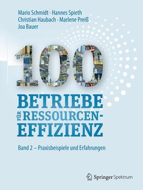 Schmidt / Spieth / Bauer | 100 Betriebe für Ressourceneffizienz | Buch | 978-3-662-56711-1 | sack.de