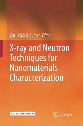 Kumar |  X-ray and Neutron Techniques for Nanomaterials Characterization | Buch |  Sack Fachmedien