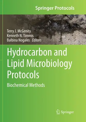 McGenity / Nogales / Timmis |  Hydrocarbon and Lipid Microbiology Protocols | Buch |  Sack Fachmedien