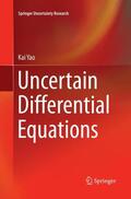 Yao |  Uncertain Differential Equations | Buch |  Sack Fachmedien