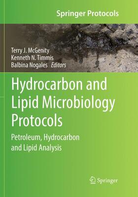 McGenity / Nogales / Timmis | Hydrocarbon and Lipid Microbiology Protocols | Buch | 978-3-662-57083-8 | sack.de