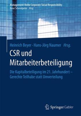 Naumer / Beyer | CSR und Mitarbeiterbeteiligung | Buch | 978-3-662-57599-4 | sack.de