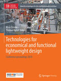 Dröder / Vietor |  Technologies for economical and functional lightweight design | eBook | Sack Fachmedien