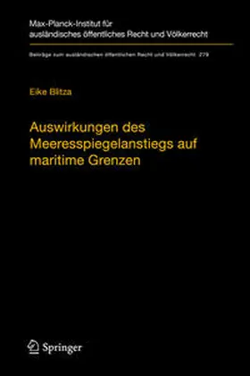 Blitza |  Auswirkungen des Meeresspiegelanstiegs auf maritime Grenzen | Buch |  Sack Fachmedien