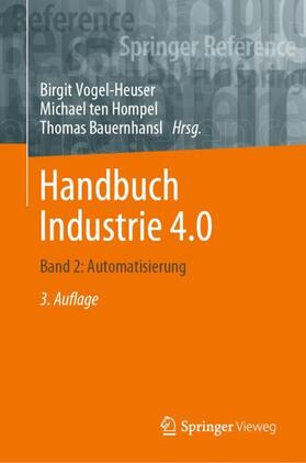 Vogel-Heuser / ten Hompel / Bauernhansl | Handbuch Industrie 4.0 | Buch | sack.de
