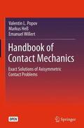 Popov / Willert / Heß |  Handbook of Contact Mechanics | Buch |  Sack Fachmedien
