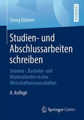 Disterer |  Studien- und Abschlussarbeiten schreiben | eBook | Sack Fachmedien