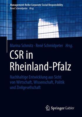 Schmidpeter / Schmitz |  CSR in Rheinland-Pfalz | Buch |  Sack Fachmedien