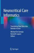 Loparo / De Georgia |  Neurocritical Care Informatics | Buch |  Sack Fachmedien