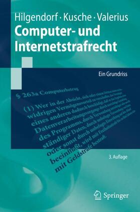 Hilgendorf / Valerius / Kusche | Computer- und Internetstrafrecht | Buch | 978-3-662-59445-2 | sack.de