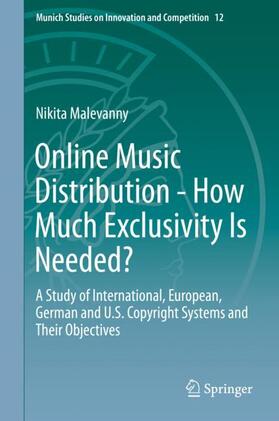 Malevanny | Online Music Distribution - How Much Exclusivity Is Needed? | Buch | 978-3-662-59698-2 | sack.de