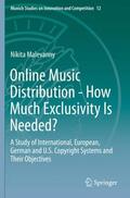 Malevanny |  Online Music Distribution - How Much Exclusivity Is Needed? | Buch |  Sack Fachmedien