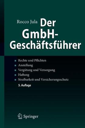 Jula | Der GmbH-Geschäftsführer | Buch | 978-3-662-59723-1 | sack.de