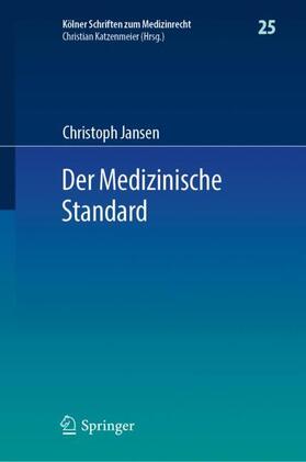 Jansen | Der Medizinische Standard | Buch | sack.de
