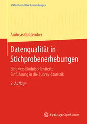 Quatember | Datenqualität in Stichprobenerhebungen | E-Book | sack.de