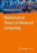Osterhage |  Mathematical Theory of Advanced Computing | Buch |  Sack Fachmedien
