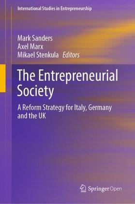 Sanders / Stenkula / Marx | The Entrepreneurial Society | Buch | sack.de