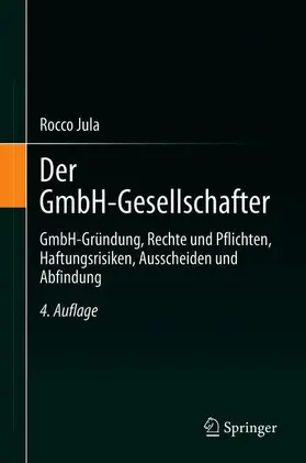Jula |  Der GmbH-Gesellschafter | Buch |  Sack Fachmedien
