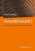 Tille |  Automobil-Sensorik 3 | Buch |  Sack Fachmedien