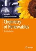 Seidensticker / Behr |  Chemistry of Renewables | Buch |  Sack Fachmedien