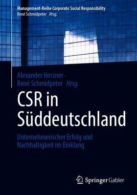 Herzner / Schmidpeter |  CSR in Süddeutschland | Buch |  Sack Fachmedien
