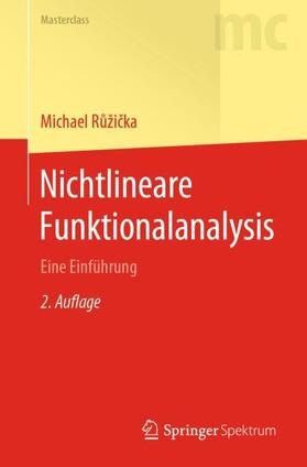 Ružicka / Ružicka / Ru°žicka |  Nichtlineare Funktionalanalysis | Buch |  Sack Fachmedien