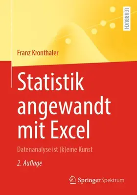 Kronthaler | Statistik angewandt mit Excel | Buch | 978-3-662-62301-5 | sack.de