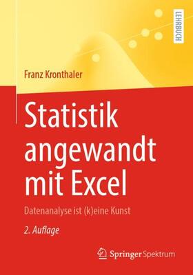 Kronthaler | Statistik angewandt mit Excel | Buch | 978-3-662-62301-5 | sack.de