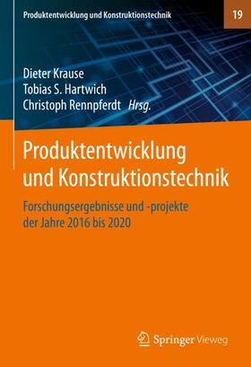 Krause / Rennpferdt / Hartwich | Produktentwicklung und Konstruktionstechnik | Buch | 978-3-662-62392-3 | sack.de