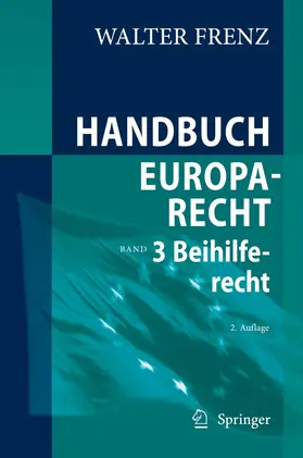 Frenz |  Handbuch Europarecht | Buch |  Sack Fachmedien